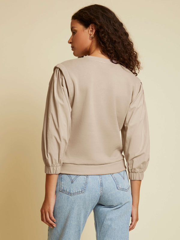 NATION LTD Matty Puff Sleeve Sweatshirt