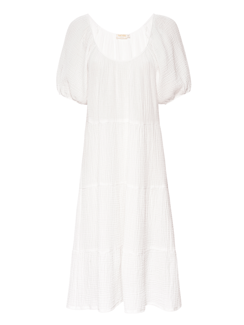 NATION LTD Mindy Peasant Dress