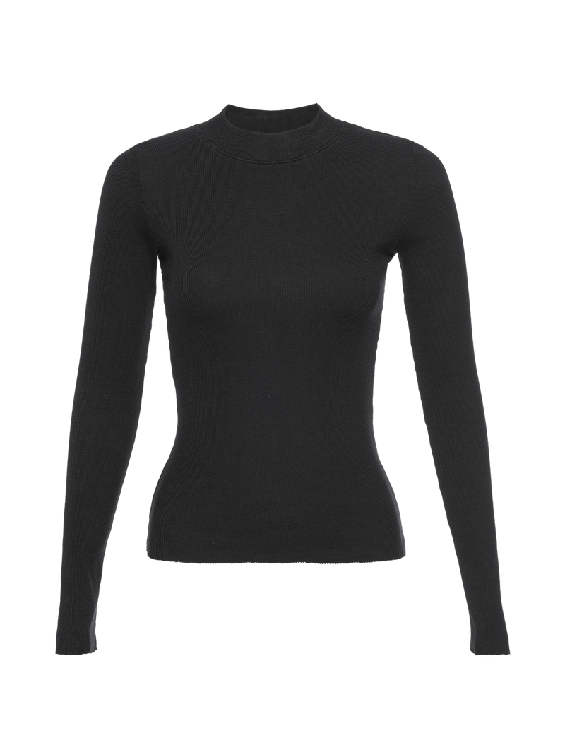NATION LTD Gina Slim Mock Neck Tank