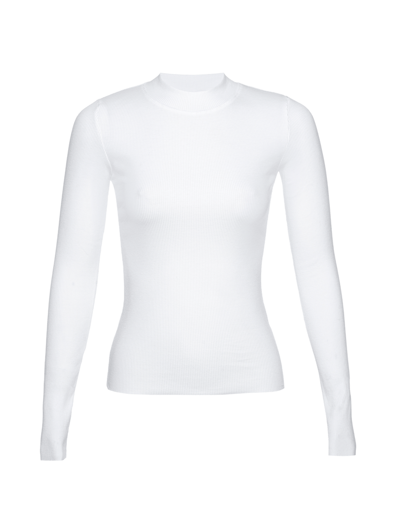 NATION LTD Gina Slim Mock Neck Tank