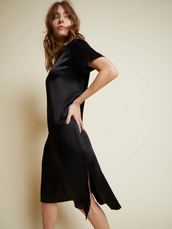 NATION LTD Padme Crew Neck Midi Dress