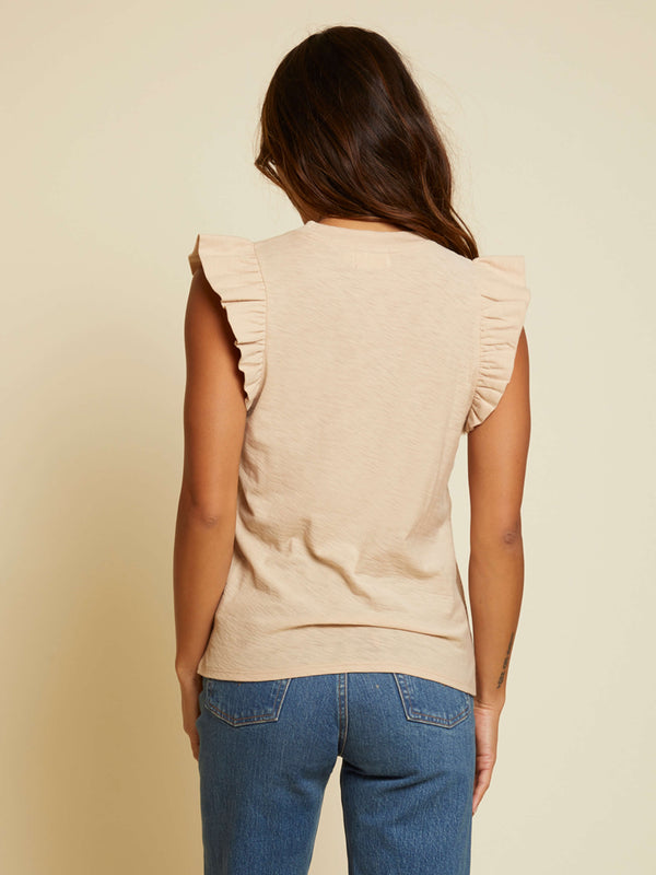 NATION LTD Paulette Ruffle Tank