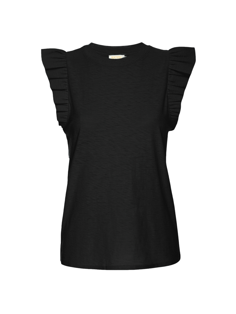 NATION LTD Paulette Ruffle Tank