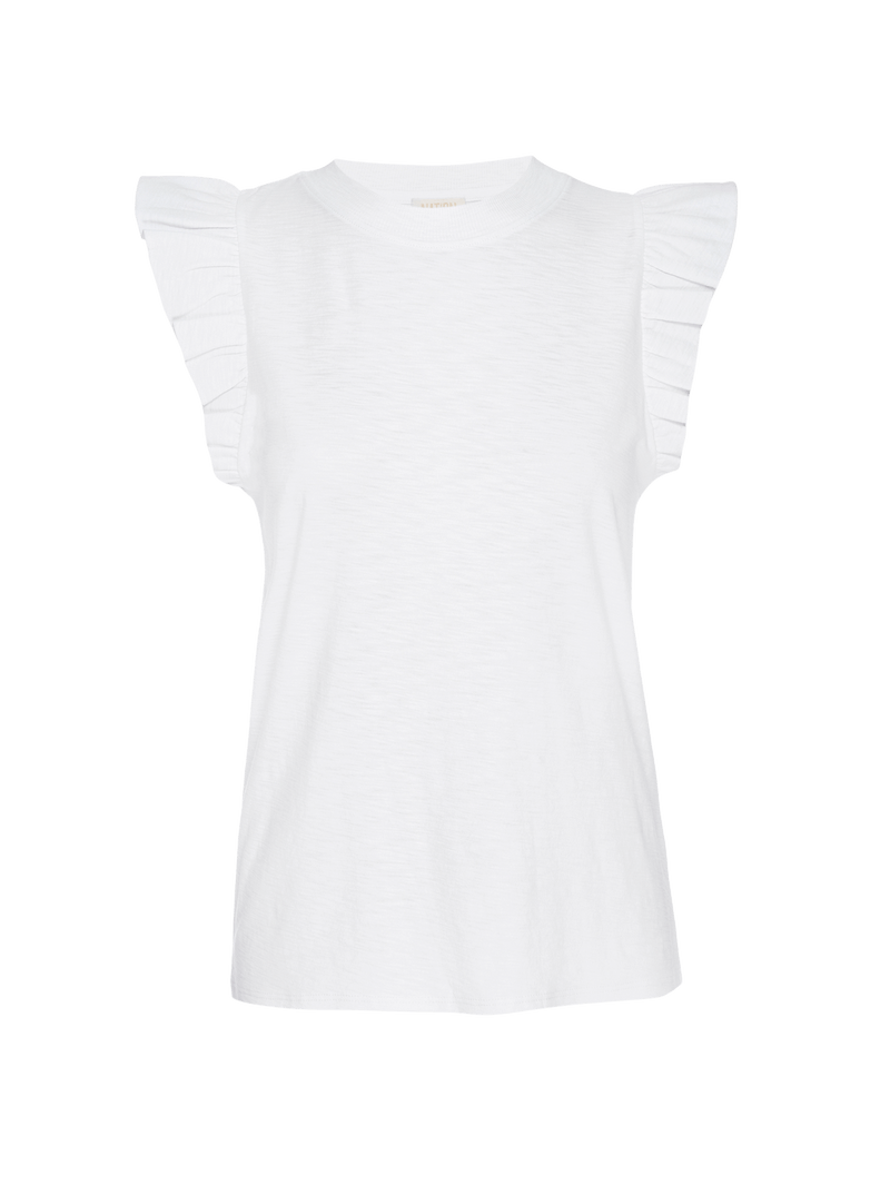 NATION LTD Paulette Ruffle Tank
