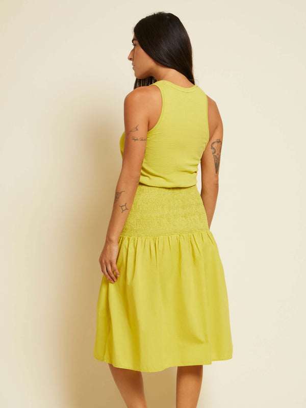 NATION LTD Sahar Smocked Waist Midi Dress