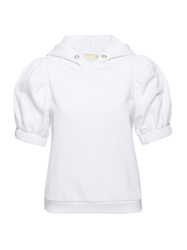 NATION LTD Sammy Puff Sleeve Fleece Hoodie