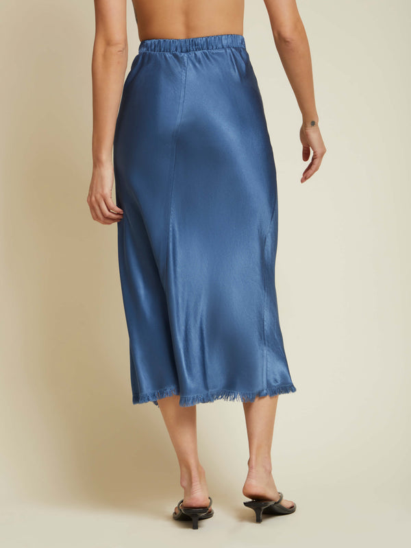 NATION LTD Mabel Bias Cut Midi Skirt