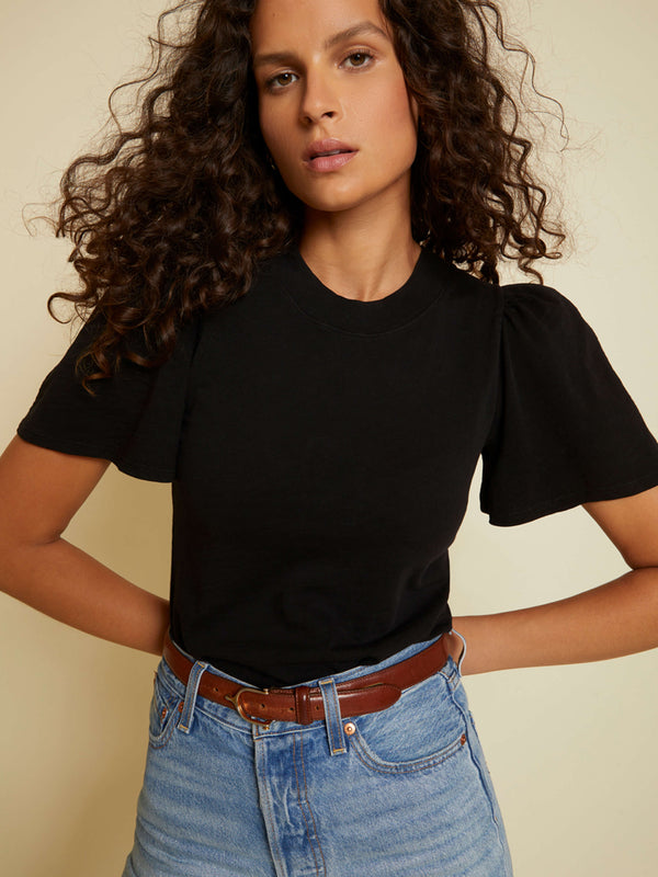 NATION LTD Savanna Flutter Sleeve Tee