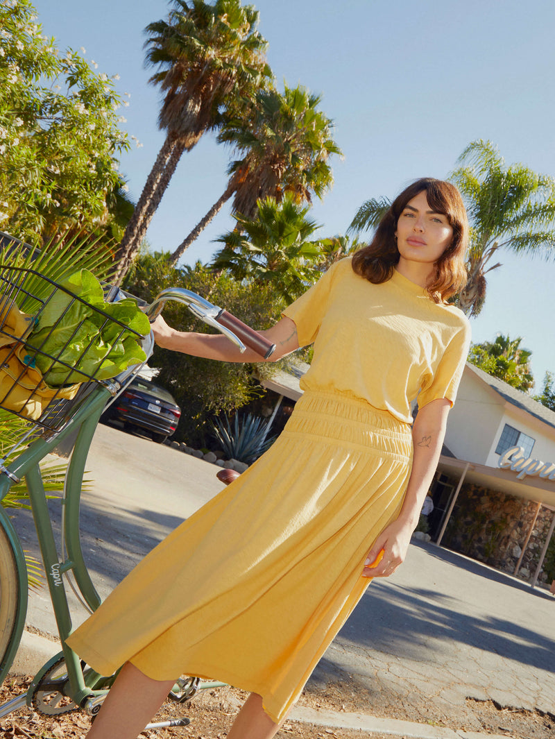 NATION LTD Winslow A Line Midi Dress