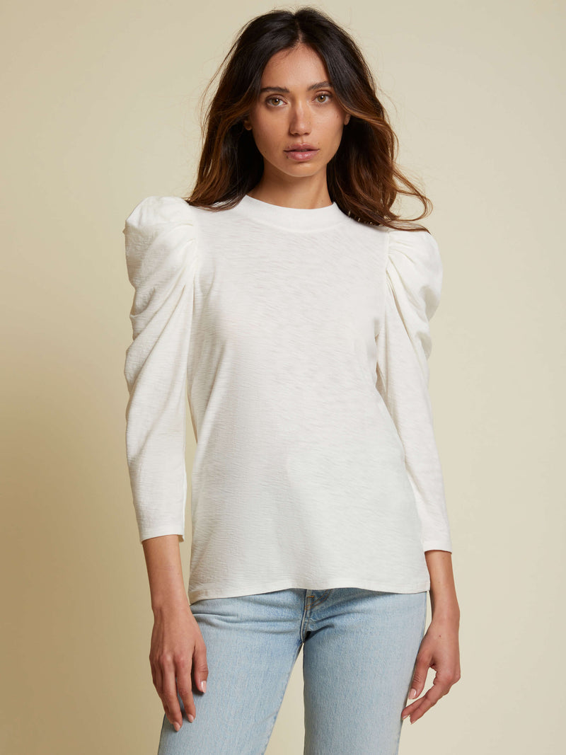NATION LTD Zeta Puff Sleeve Top