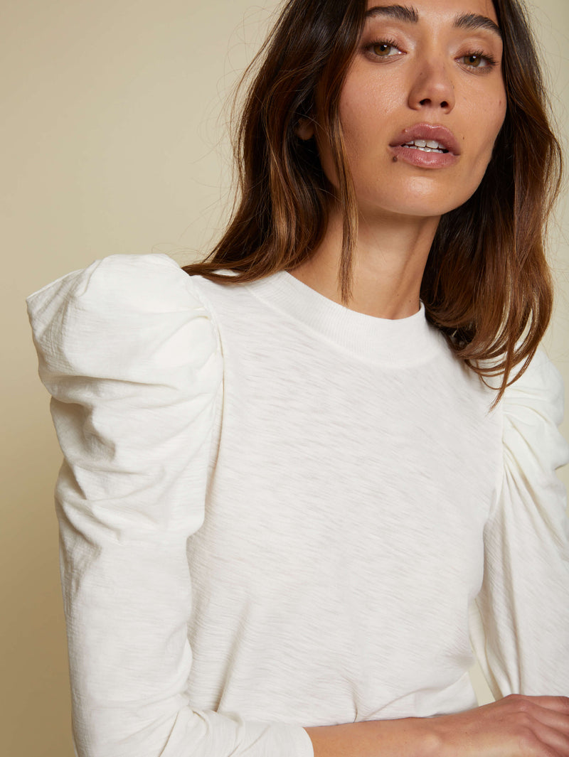 NATION LTD Zeta Puff Sleeve Top