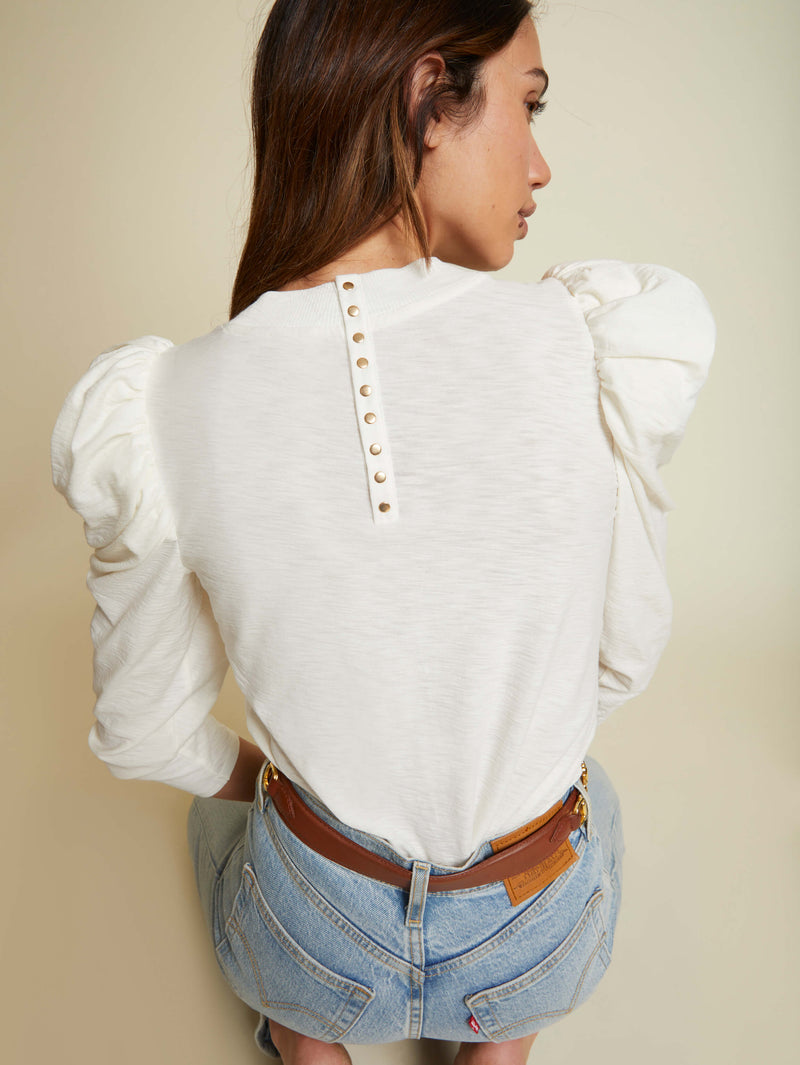 NATION LTD Zeta Puff Sleeve Top