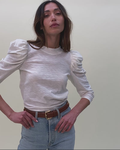 NATION LTD Zeta Puff Sleeve Top